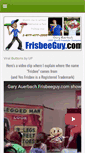 Mobile Screenshot of frisbeeguy.com